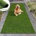 Findosom 2 x6 Artificial Grass Runner Rug Artificial Grass Turf Area Rug Turf Mat for Dogs Pet Indoor Outdoor Patio Mat Floor Carpet Synthetic Grass Floor Mat for Garden Lawn Balcony Green