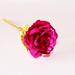 24K Gold Plated Rose Gold Foil Rose Flower for Thanksgiving Day Mother s Day Valentine s Day Anniversary Gift(Rose Red/ With box )