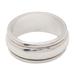 Gallant Me,'Men's Polished Sterling Silver Spinner Ring Made in Bali'