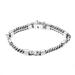 Elegant Quartet,'Sterling Silver Link Bracelet Crafted in Bali'