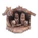 Nativity in the Tropics,'Rustic Hand Carved Nativity Scene (6 Pieces)'