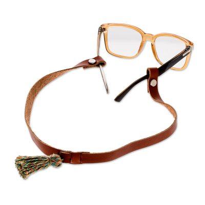 Practical Beauty,'Handcrafted Leather Mask and Eyeglass Lanyard'