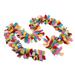 Vivacious Celebrations,'Handcrafted Colorful Wool Felt Garland with Cotton Loops'