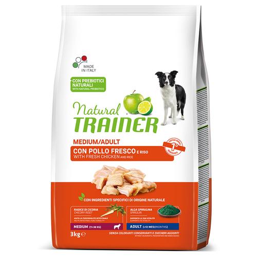 3kg Nova Foods Trainer Natural Medium Huhn, Reis, Aloe vera Hundefutter trocken