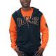 Men's G-III Sports by Carl Banks Navy/Orange Chicago Bears T-Shirt & Full-Zip Hoodie Combo Set