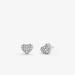 Michael Kors Jewelry | New Michael Kors Women's Kors Love Pav Heart Earrings | Color: Silver | Size: Os