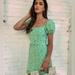 Zara Dresses | Nwot - Zara Mini Dress | Color: Green/Yellow | Size: L