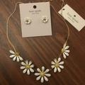 Kate Spade Jewelry | Kate Spade Necklace/Earrings | Color: Gold/White | Size: Os