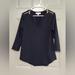 Michael Kors Tops | Michael Kors Woman Blouse Top Size M | Color: Black/Blue | Size: M