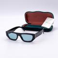 Gucci Accessories | New Gucci Sunglasses Gg1134s 004 Unisex Sunglasses Gucci Gg1134s Black Blue | Color: Black/Blue | Size: Os