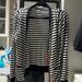 Madewell Sweaters | Madewell Stripe Cardigan M, Good Pre-Owned. | Color: Black/Cream | Size: M