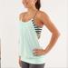 Lululemon Athletica Tops | Lululemon No Limits Tank Top Sports Bra Shirt Size 6 | Color: Black/Green | Size: 6