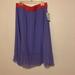 Lularoe Skirts | Lularoe Skirt Lola Size 2xl Purple Chiffon Knee Length | Color: Purple | Size: 2x