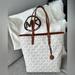 Michael Kors Bags | Michael Kors Logo Travel Tote | Color: Tan/White | Size: 14.5" X 13"