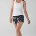 Lululemon Athletica Shorts | Lululemon Athletica Go The Distance Butterfly Shorts Sz: 6 | Color: Black/Blue | Size: 6