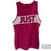 Nike Tops | Nike Sleeveless Dri-Fit Spellout Active Wear Pink Tank Top Ladies Xs Extra Small | Color: Pink/White | Size: Xs
