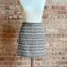 Madewell Skirts | Madewell Textured Tweed Mini A-Line Skirt | Color: Blue/White | Size: 0
