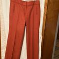 J. Crew Pants & Jumpsuits | J.Crew Favorite Fit Woolen Trousers Sz 6 | Color: Red | Size: 6