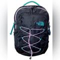 The North Face Bags | North Face Borealis Flex Vent Backpack With Whistle Black Violet Turquoise | Color: Black/Purple | Size: Os