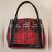 Victoria's Secret Bags | Nwot Victoria’s Secret Limited Edition Tartan Print Christmas Plaid Tote Bag | Color: Black/Red | Size: Os
