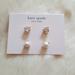 Kate Spade Jewelry | Kate Spade New York Rise And Shine Stud Earrings | Color: Gold/White | Size: Os