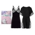 Women's Black Gift Box - Nightwear Set Medium Oh!Zuza Night & Day