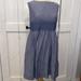 Kate Spade Dresses | Kate Spade Blue Bateau Neckline Knee Length Dress | Color: Blue | Size: 0