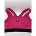Nike Intimates & Sleepwear | Nike Dri Fit Women’s Sports Bra Athletic Crop Top Size Small Pink Black Logo | Color: Black/Pink | Size: S