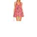 Free People Dresses | New Free People Sunrise Mini Dress In Carnation Combo | Color: Red | Size: Various