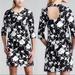 Kate Spade Dresses | Kate Spade Florence Broadhurst Dorothy Shift Dress Black & White Floral Silk 00 | Color: Black/White | Size: 00