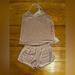 Madewell Intimates & Sleepwear | Madewell Matching Pajama Set, Pink Velvet Pattern | Color: Pink | Size: S