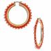 Kate Spade Jewelry | Kate Spade Wrap It Up Hoop Earrings Red | Color: Gold/Red | Size: Os