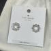 Kate Spade Jewelry | Kate Spade Full Circle Cubic Zirconia Earrings New On Card With Bag | Color: Silver | Size: Os