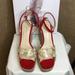Jessica Simpson Shoes | Jessica Simpson Semie Espadrille Wedge Sandal Sz 9.5 | Color: Red | Size: 9.5