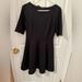 Kate Spade Dresses | Kate Spade Lace-Up Ponte Dress, Black, Women's Medium Nwot | Color: Black | Size: M