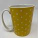 Kate Spade Kitchen | Kate Spade: Yellow Coffee Mug, Larabee Dot Pattern, Lenox | Color: White/Yellow | Size: Os