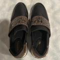 Michael Kors Shoes | Mk Used Slip On Size 9 (Please Pay Attention To Pictures) Sold As Is | Color: Black/Brown | Size: 9