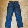 Madewell Jeans | Like New // Madewell Petite The Curvy Perfect Vintage Jean | Color: Blue | Size: 25p