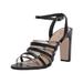 Jessica Simpson Shoes | Jessica Simpson Womens Black Aveesha Open Toe Block Heel Heeled Sandal 7.5 M | Color: Black | Size: 7.5