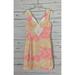 Lilly Pulitzer Dresses | Lilly Pulitzer Women's Size 2 Pink Yellow White Floral Sleeveless Shift Dress | Color: Pink/Yellow | Size: 2