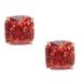 Kate Spade Jewelry | Kate Spade Red & Gold Mini Glitter & Glee Earrings | Color: Gold/Red | Size: Os