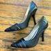 Nine West Shoes | Nine West Stiletto Heel Black Mesh Sz 9 | Color: Black | Size: 9