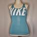 Nike Tops | Nike Active Spandex Tank Top | Color: Blue/White | Size: L