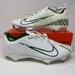 Nike Shoes | Nike React Vapor Ultrafly Elite 4 White/Green Baseball Cleats Da0701-102 Mens 12 | Color: Green/White | Size: 12