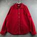 Levi's Jackets & Coats | Levis Shirt Mens Xl Red Tab Double Pocket Cotton Metal Button Up Denim | Color: Red | Size: Xl