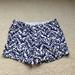 Lilly Pulitzer Shorts | Lilly Pulitzer Callahan Shorts Navy Blue/White Coral Print Size 2 | Color: Blue/White | Size: 2