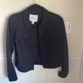 Nine West Jackets & Coats | Nine West Denim Jacket | Color: Black | Size: M