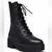 Michael Kors Shoes | Michael Kors Bryce Black Leather Combat Boot Brand Newblack | Color: Black | Size: Various