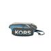 Michael Kors Bags | Michael Kors Cooper Large Blue Multi Leather Embroidered Logo Utility Belt | Color: Blue/Red | Size: Os