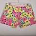 Lilly Pulitzer Shorts | Lilly Pulitzer Doodle Bug Daisy Pink Yellow Floral Callahan Cotton Shorts Size 0 | Color: Pink/Yellow | Size: 0